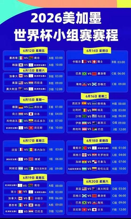 2026美加墨世界杯比分网站 2026美加墨世界杯比分网站